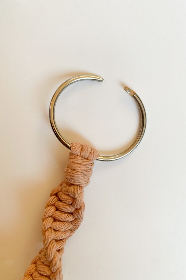 Macramé  Disco Ball Car Charm #3