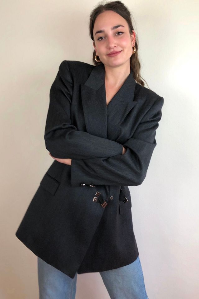 Vintage Claude Montana Wool Blazer Selected by Picky Jane | Free