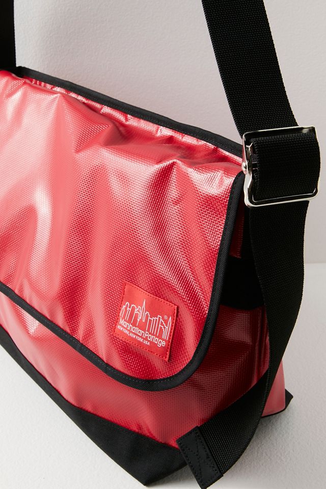 Manhattan Portage Vinyl Vintage Messenger Bag | Free People