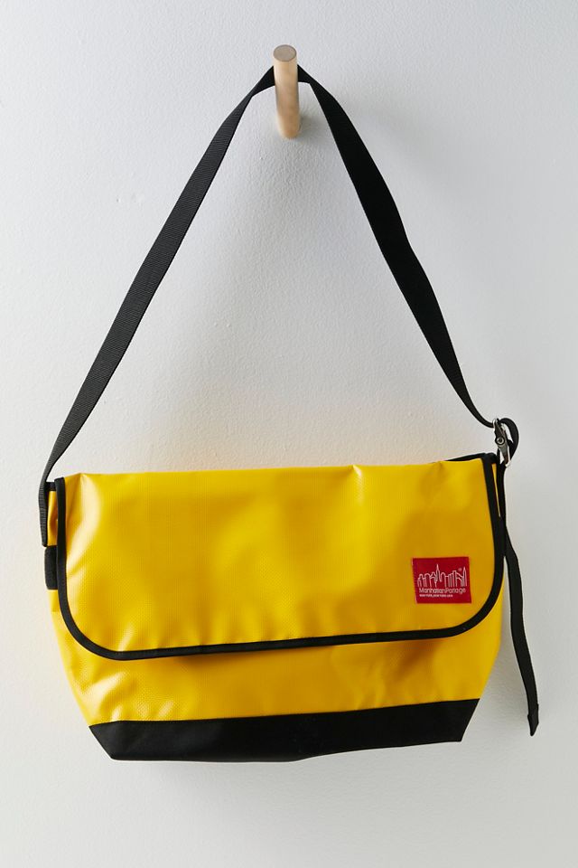 Manhattan Portage Vinyl Vintage Messenger Bag | Free People