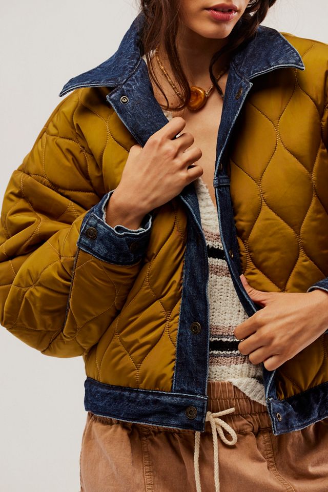 Levi's Reversible Bubble Trucker Jacket | Free People