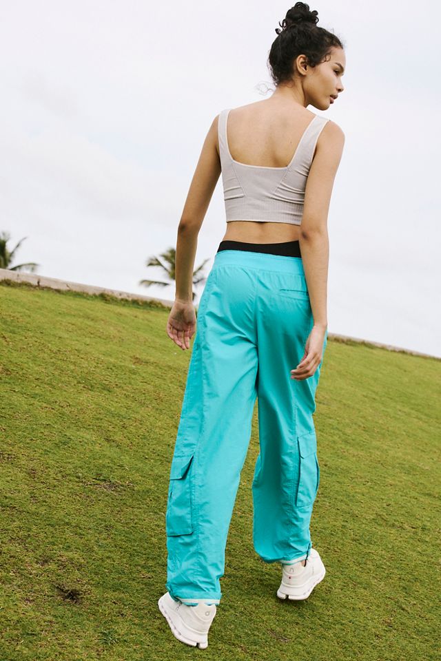 FP Movement Mesmerize Me Solid Pants by at Free People, Rain
