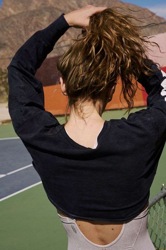 Hot Shot Super Crop Logo Long Sleeve #1