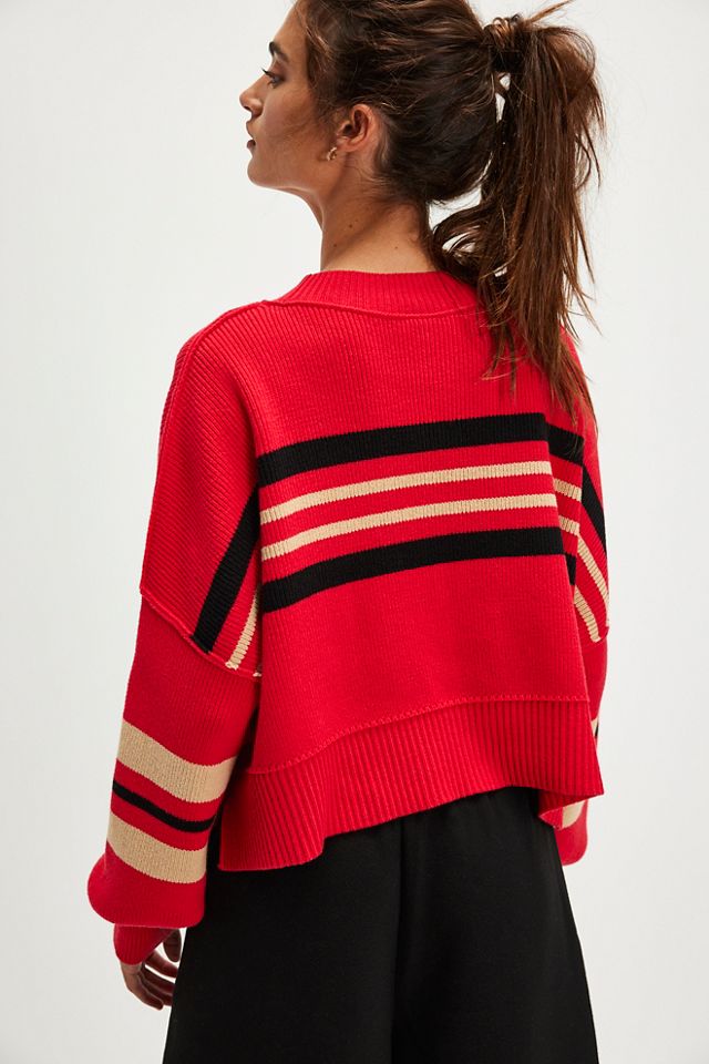 Easy Street Stripe Crop Pullover #2