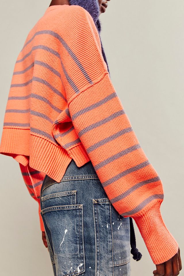 Just my stripe hot sale pullover sweater