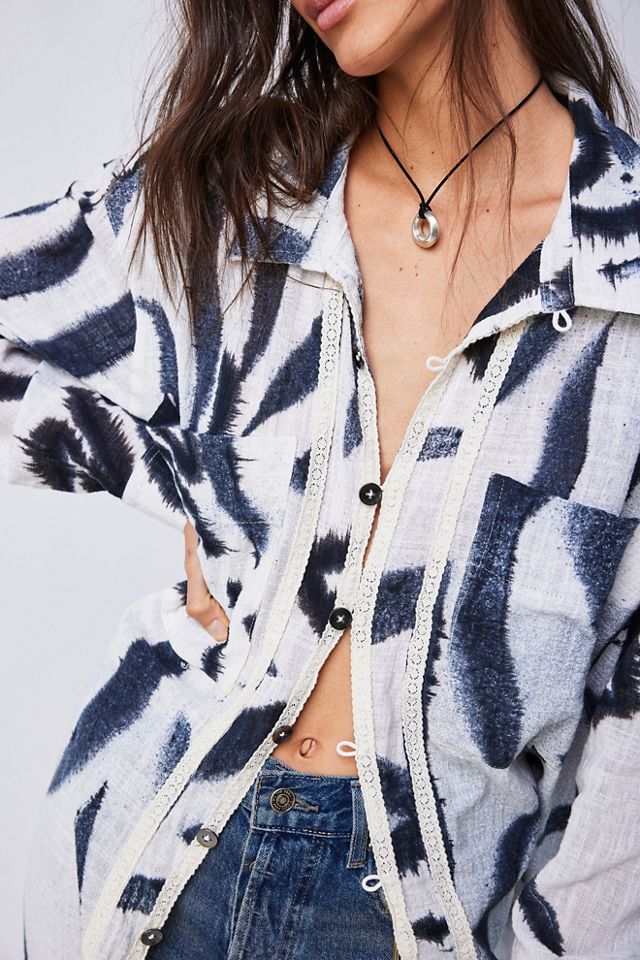 OneTeaspoon Runaway Muslin Longline Shirt #2
