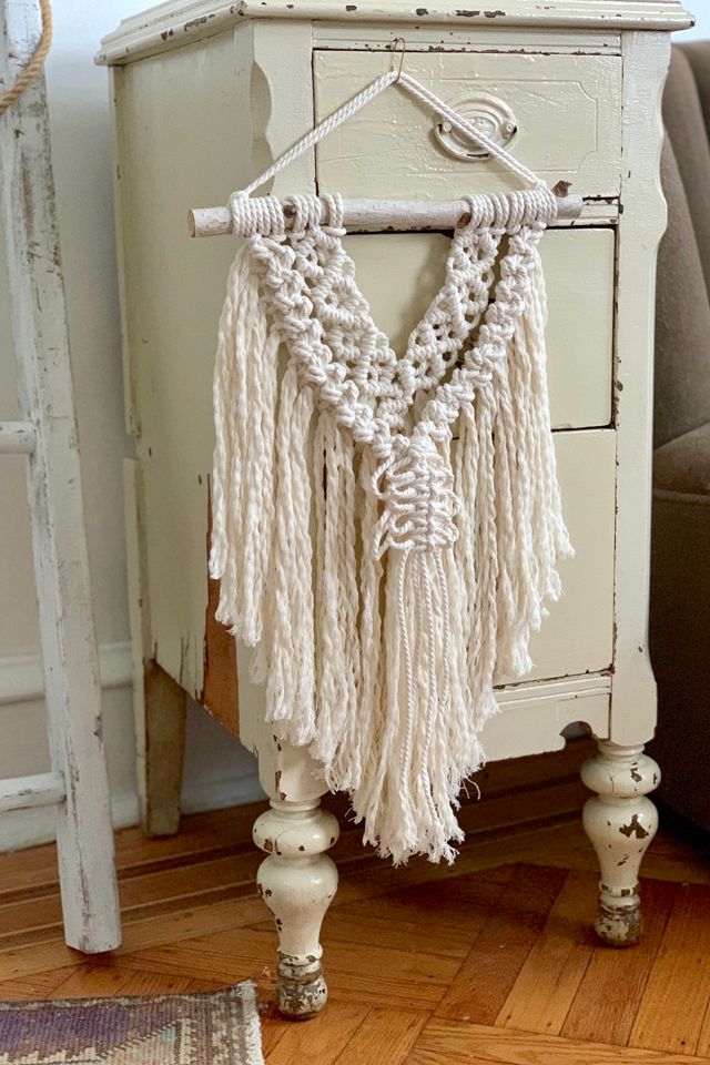 Macramé by Monday Birchwood Wall Hanging #1