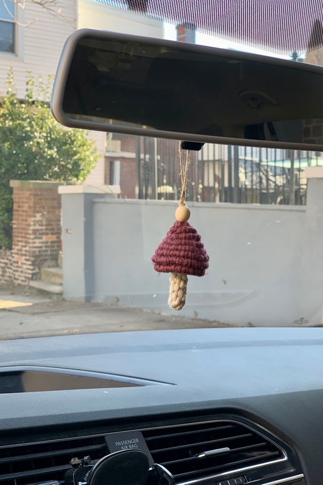 Macramé by Monday Mushroom Car Charms #2