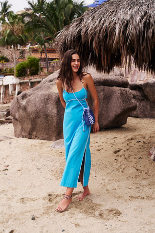 Summer In Capri Midi by free-est at Free People in Tropical Blue Combo, Size: Small