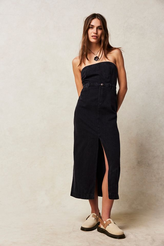 Free People Patched And Pretty Midi Dress