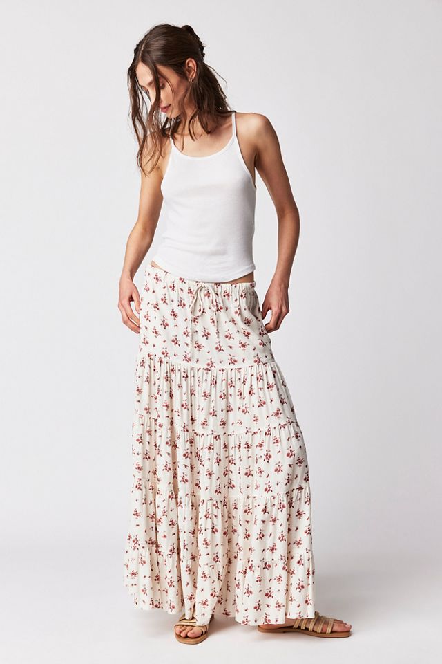 Nova Tiered Maxi Skirt | Free People