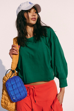 Inspire Layer Top by FP Movement at Free People in Heritage Green, Size: Small