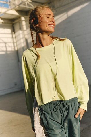 Inspire Layer Top by FP Movement at Free People, Sour Citrus, S