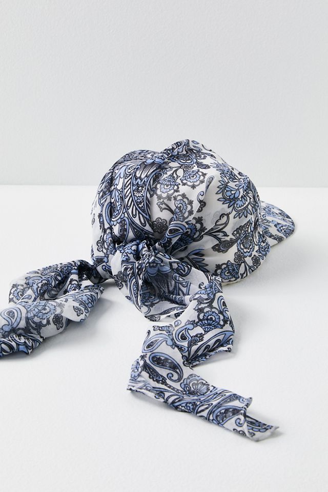 Casquette avec foulard à imprimé cachemire #3