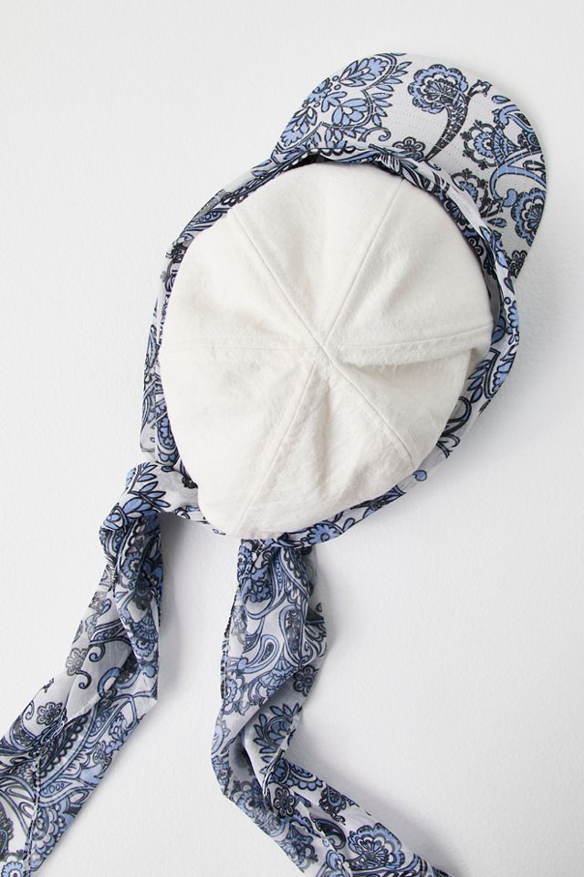 Casquette avec foulard à imprimé cachemire #4