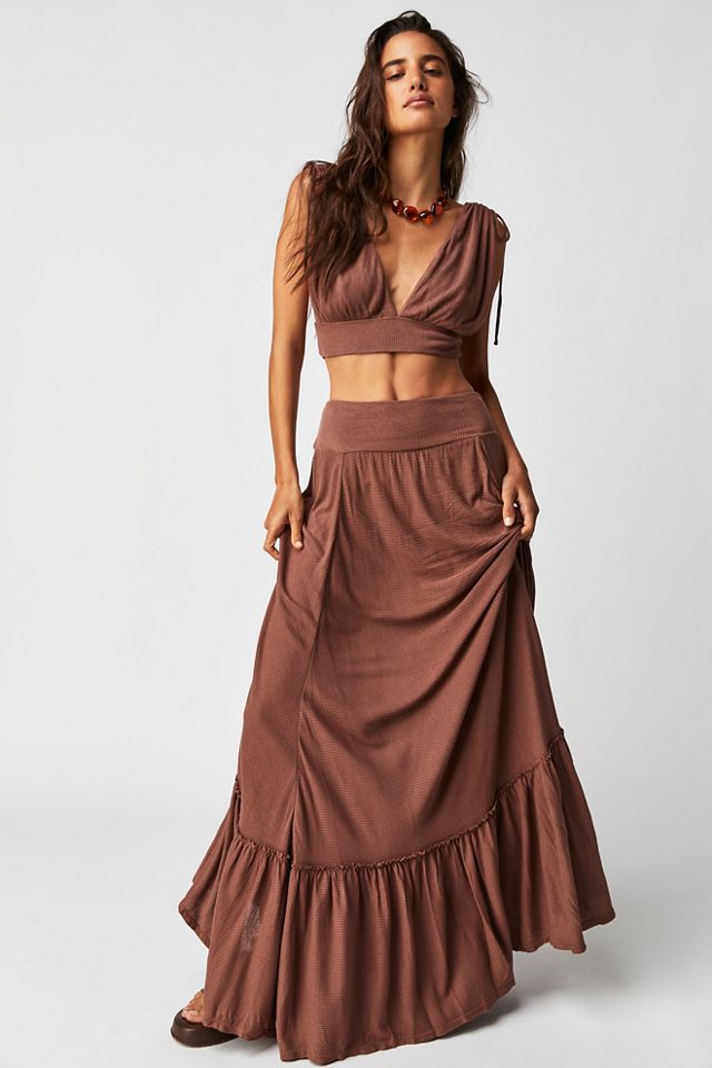 Free people 2025 skirt set