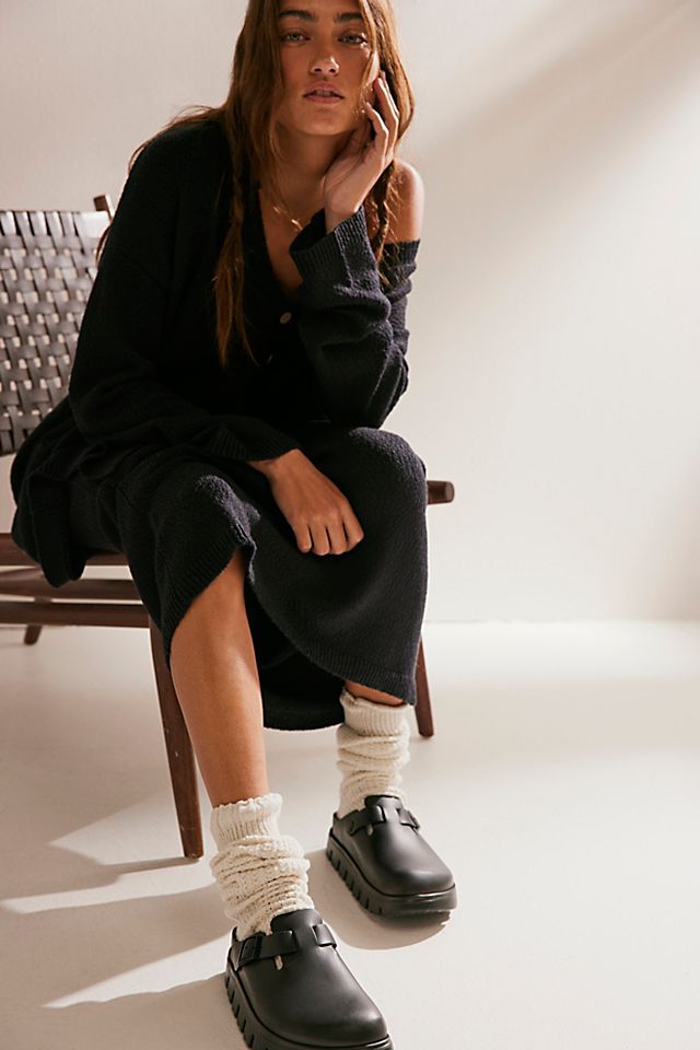 Birkenstock Boston Exquisite Chunky Clogs | Free People Birkenstock Boston Exquisite Chunky Clogs | Free People