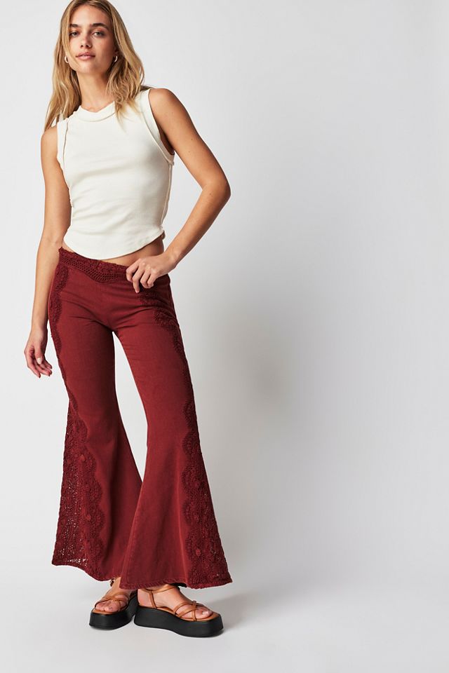 ​​​​​​​Pantalon évasé en crochet Neptune's Net #1