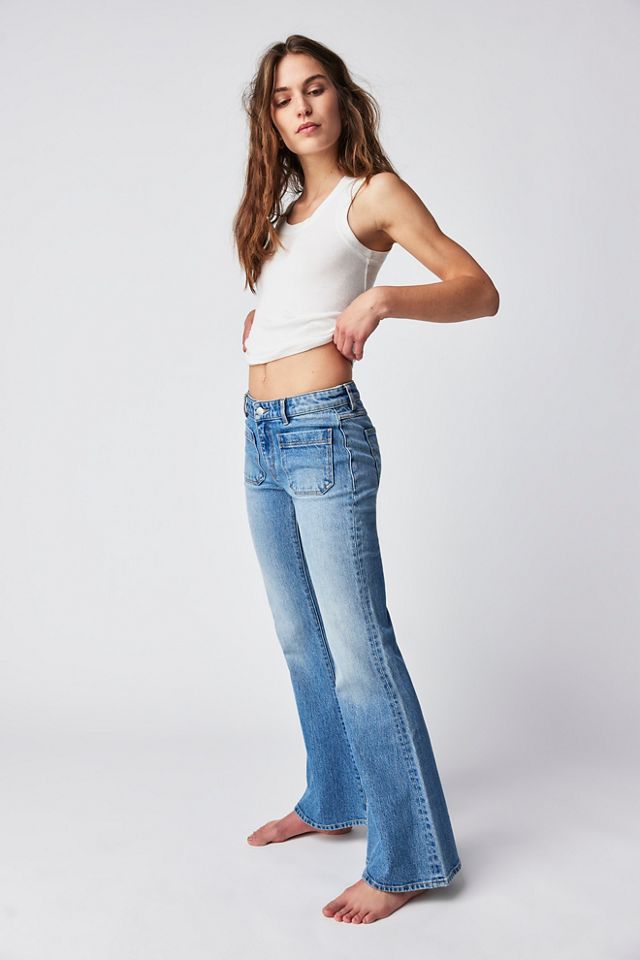 Flared Low Jeans