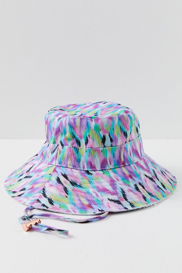 GEO MONOGRAM COTTON TWILL BUCKET HAT
