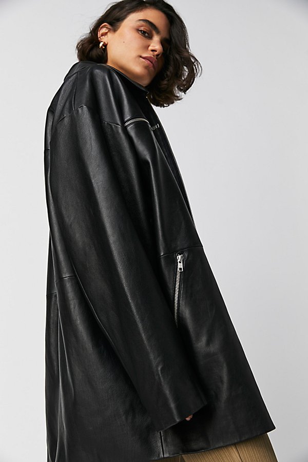 Nigel Preston Jojo Leather Jacket In Black