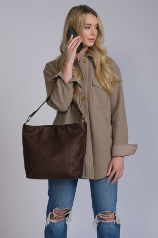 Женская сумка Tiradia Cork Boho, цвет: Коричневый — фото 1