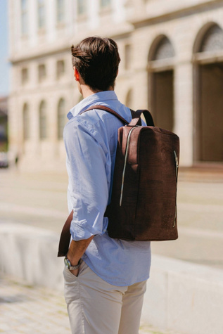 Рюкзак Tiradia Cork Contemporary Commuter, цвет: Коричневый — фото 3
