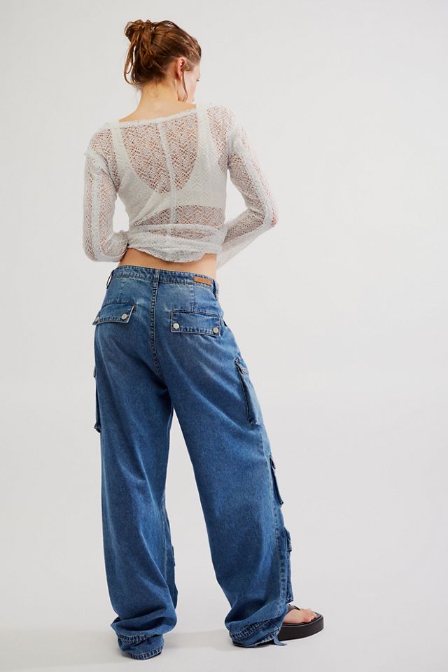 Fingers Crossed Cargo Jeans | Free People UK