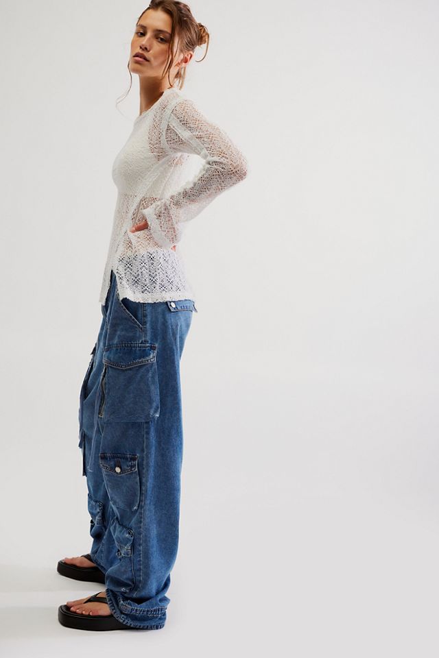 Fingers Crossed Cargo Jeans #2
