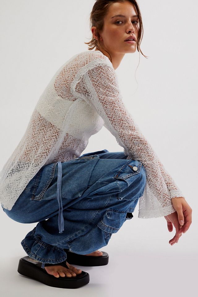 Fingers Crossed Cargo Jeans #3