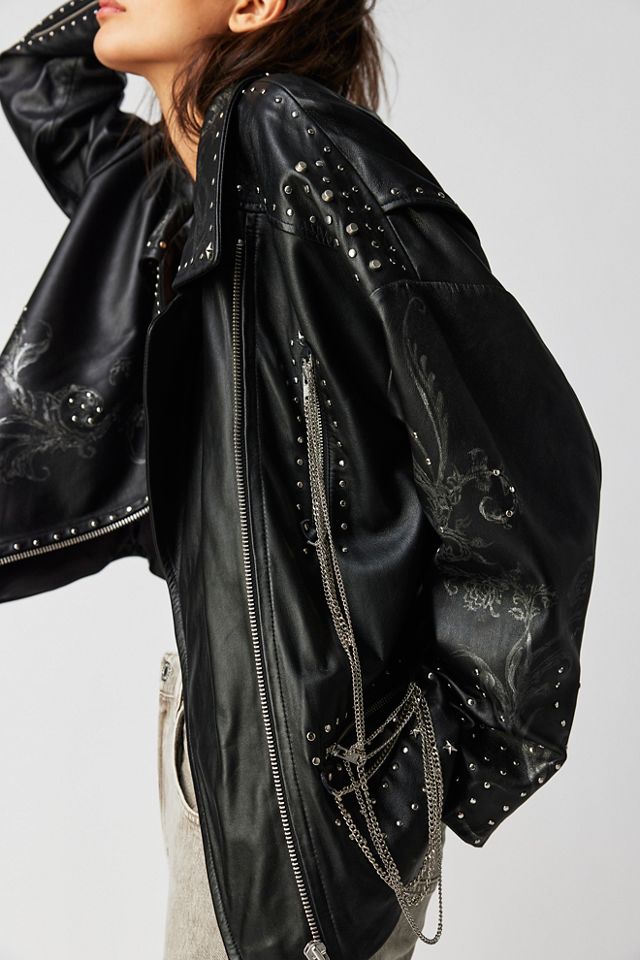 Free people biker on sale jacket