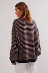 Classic Striped Oversized Crewneck