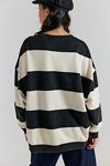 Classic Striped Oversized Crewneck