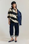 Classic Striped Oversized Crewneck