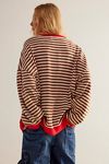 Classic Striped Oversized Crewneck