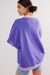 Classic Striped Oversized Crewneck