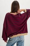 Classic Striped Oversized Crewneck