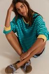 Classic Striped Oversized Crewneck