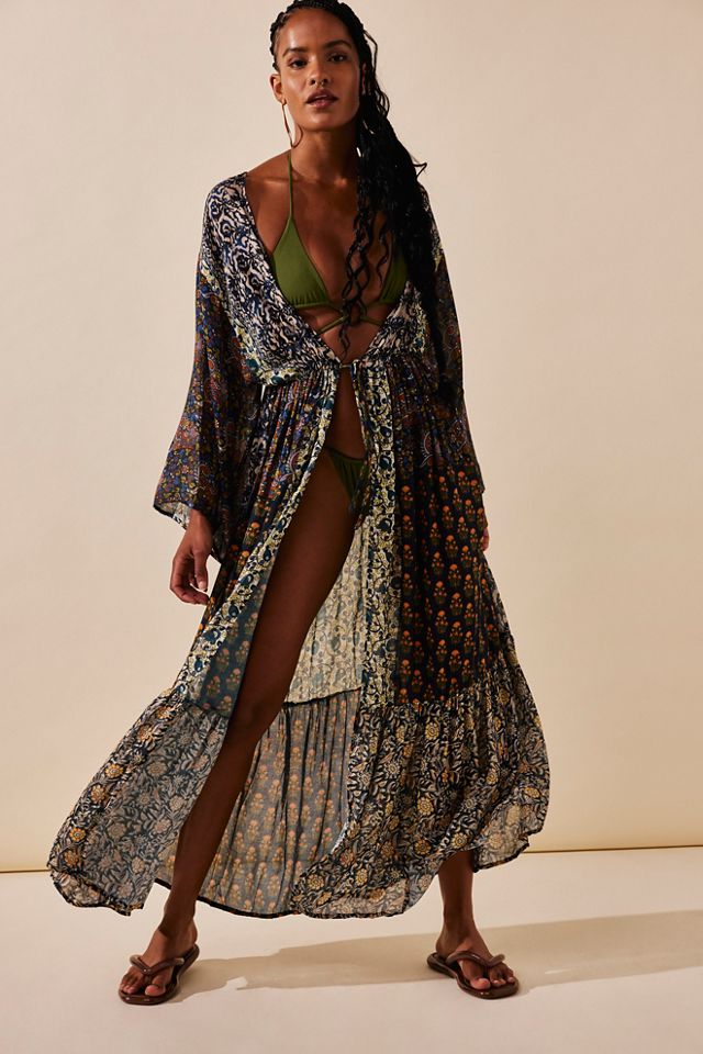 Bombay Mixed Print Kimono | Free People