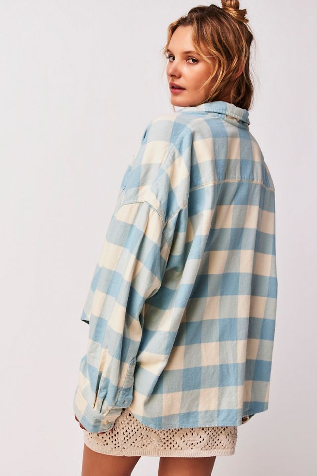 Denimist Cropped Button Front Shirt #1