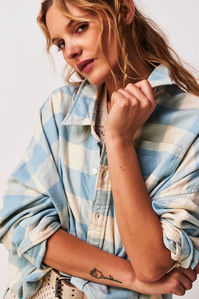 Denimist Cropped Button Front Shirt #2