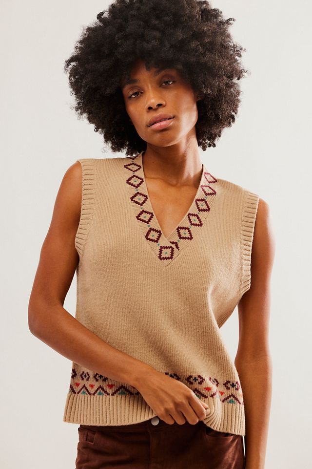 Pendleton Harlow Sweater Vest Free People