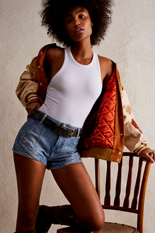 CRVY Mona High-Rise Shorts product page