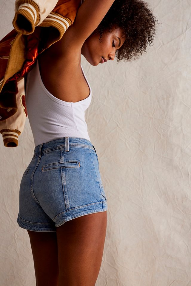 Where can i get high waisted jean clearance shorts