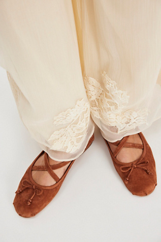 Ballerines Zuri par Circus NY by Sam Edelman en Cognac Riche, pour femme taille: US 9.5 chez Free People