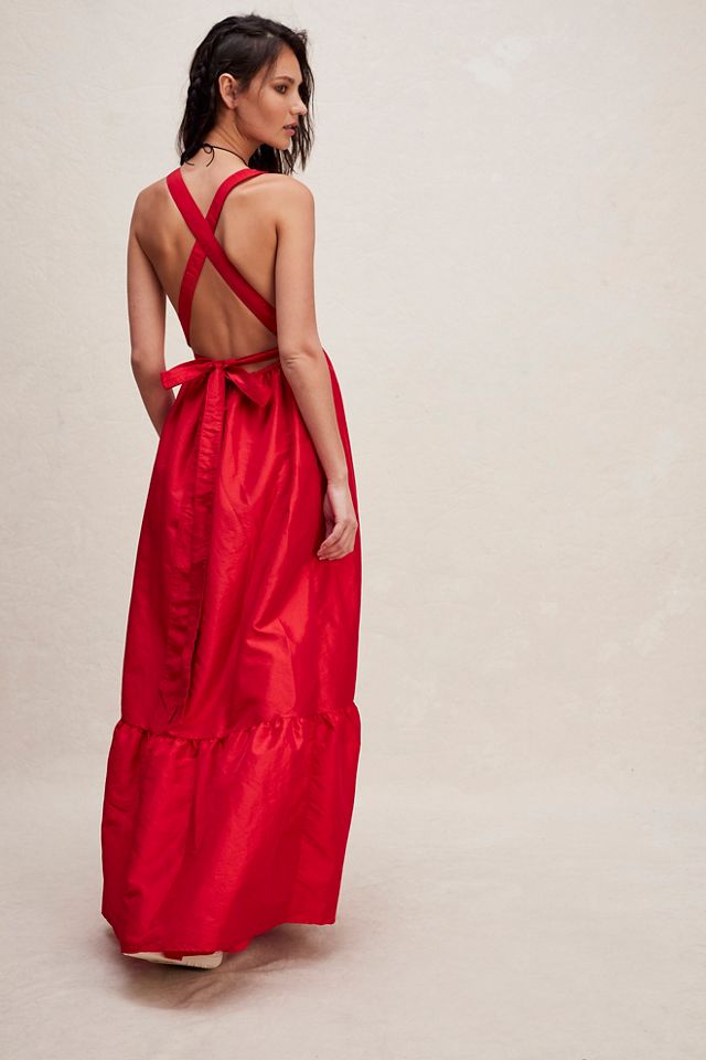 Free people 2025 red maxi