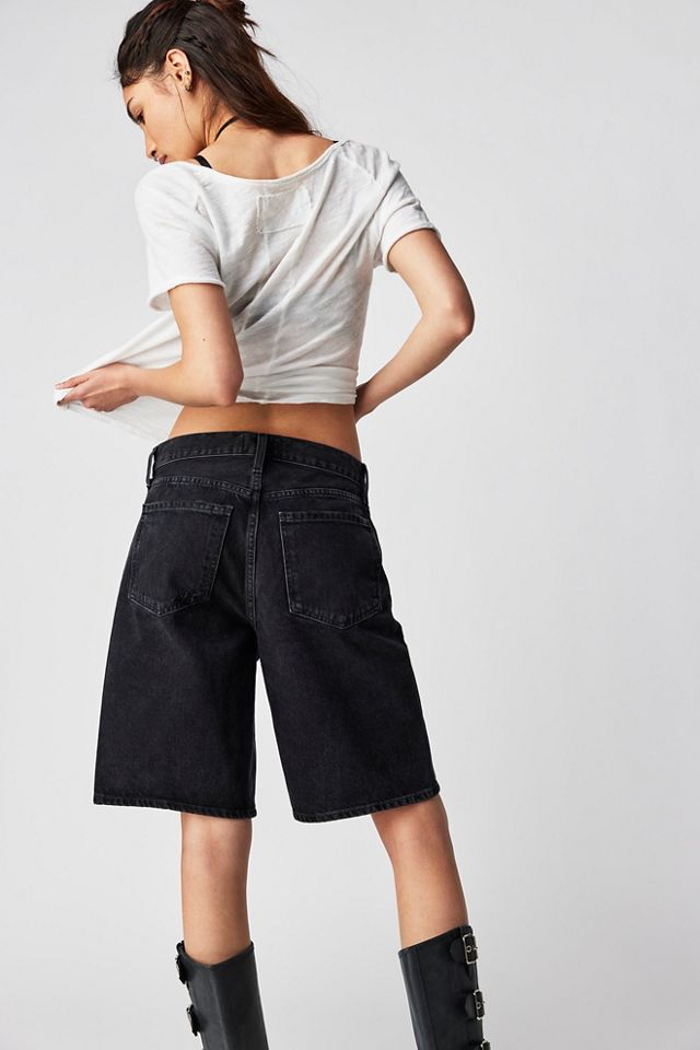 AGOLDE Low Rise Jorts Free People