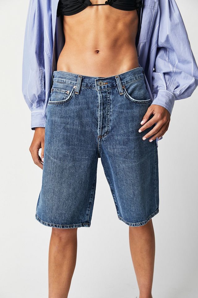 AGOLDE Low Rise Jorts Free People