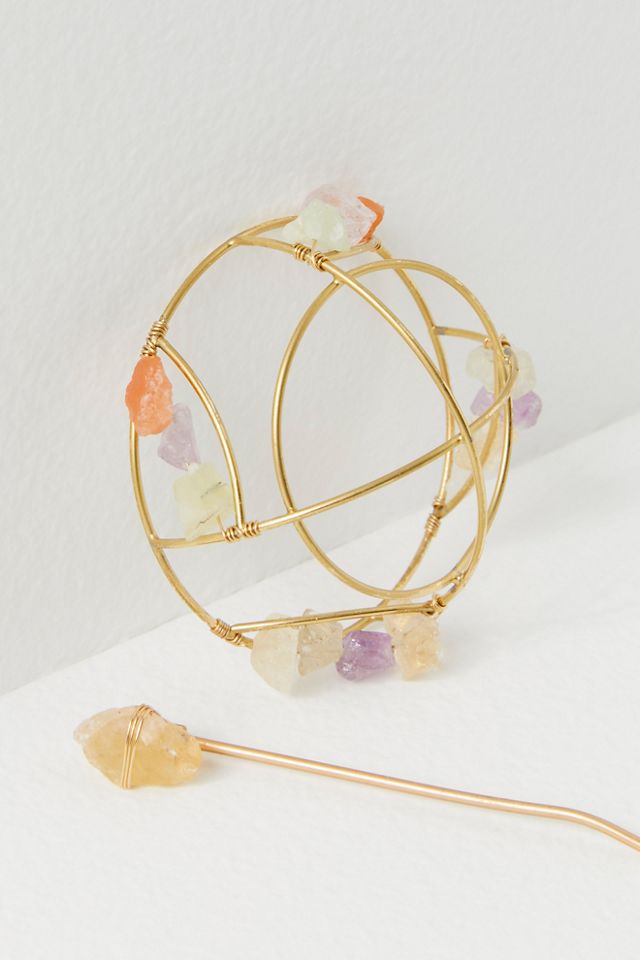 New?Free People-Bella Bun Cage Free People | Accessories | Newfree Peoplesherry Bun Cage  main image 2