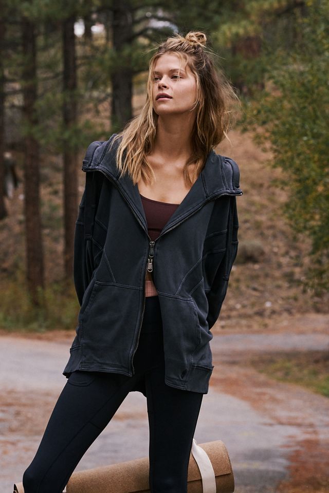 Free people spur of cheap the moment solid hoodie